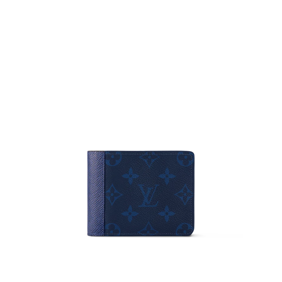 高仿LV 男士Multiple錢包 - 海軍藍Taïga皮革Monogram帆布短夾 | 2019春夏系列-M30299 1 高仿LV 男士Multiple錢包 - 海軍藍Taïga皮革Monogram帆布短夾 | 2019春夏系列-M30299