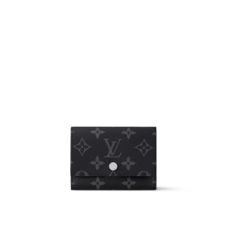 高仿LV Victor錢包 | Monogram Eclipse帆布 多功能男士短夾-M12598
