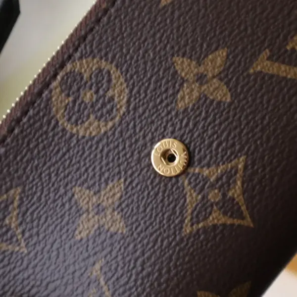 高仿LV LV Victorine短夾錢包 | Monogram Reverse塗層帆布 多功能設計-M81557