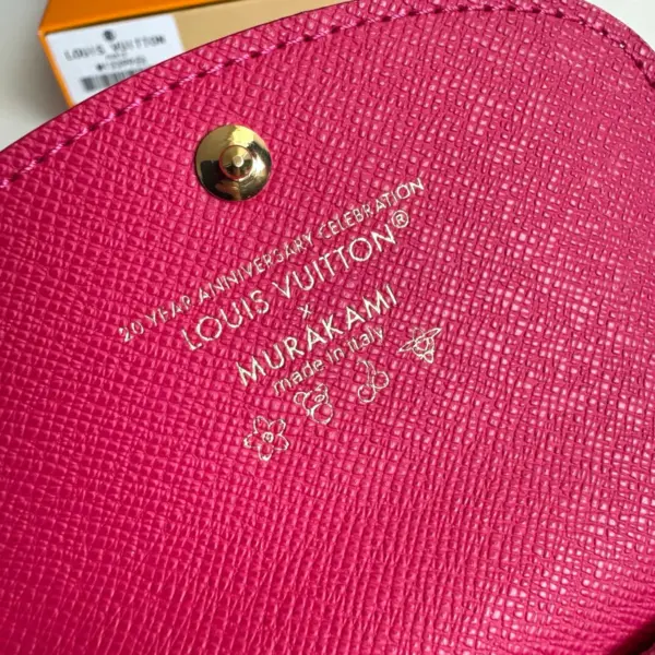 高仿包包LV x 村上隆 Rosalie 零錢包 | 限量復刻版 Monogram 彩色塗層帆布-M13399 高仿包包