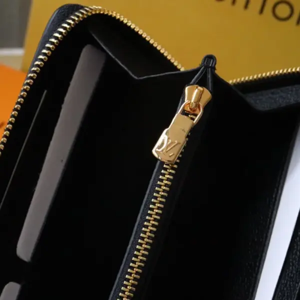高仿LV Clémence 錢包 | Monogram Empreinte 皮革女士短款拉鏈錢包-M82338