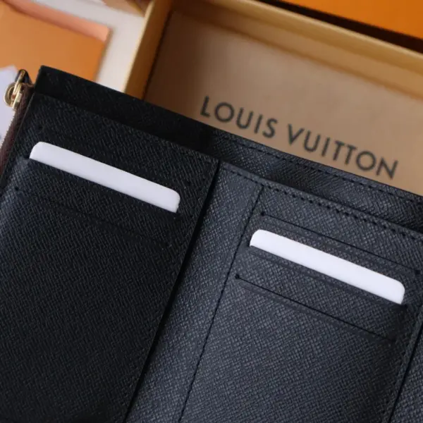高仿LV LV Victorine短夾錢包 | Monogram Reverse塗層帆布 多功能設計-M81557