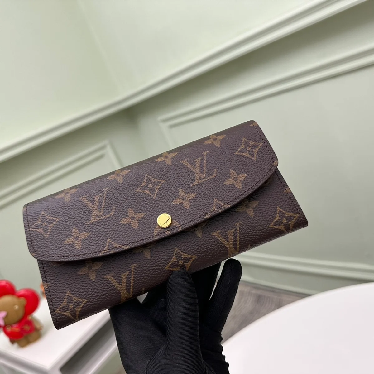 高仿LV Emilie钱夹 - Monogram帆布女士钱包 多功能信用卡夹层设计-M61289