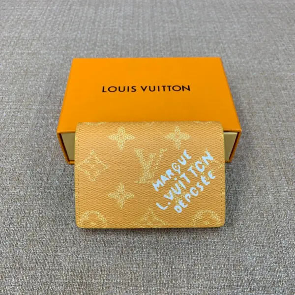 高仿包包LV Envelope名片夾 | Monogram Heritage帆布 超薄設計 商務禮品首選-M12664 高仿包包