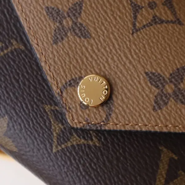 高仿LV LV Victorine短夾錢包 | Monogram Reverse塗層帆布 多功能設計-M81557