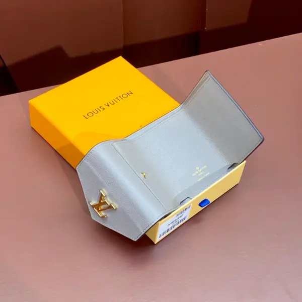 高仿LV Lockmini小牛皮錢包 - 迷你輕奢風琴零錢包 | LV女士小型皮件-M69340