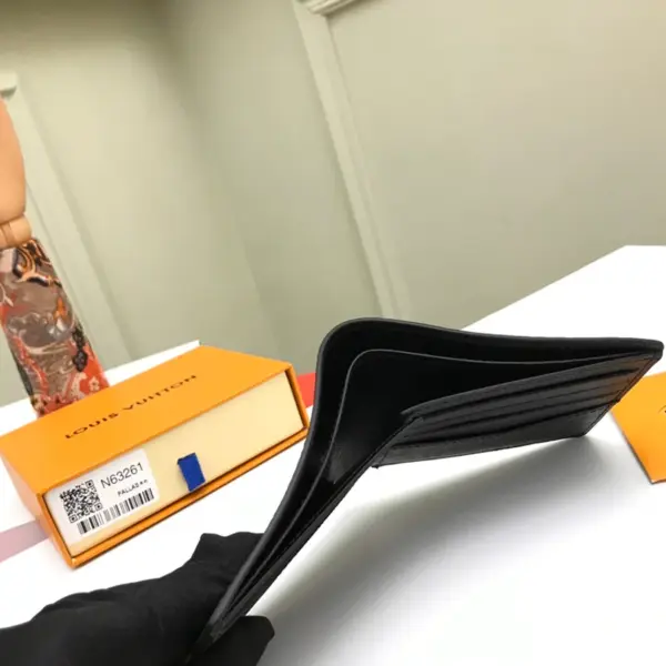 高仿包包LV Damier Graphite Slender男士钱包 - 超薄设计 多功能收纳-N63261 高仿包包