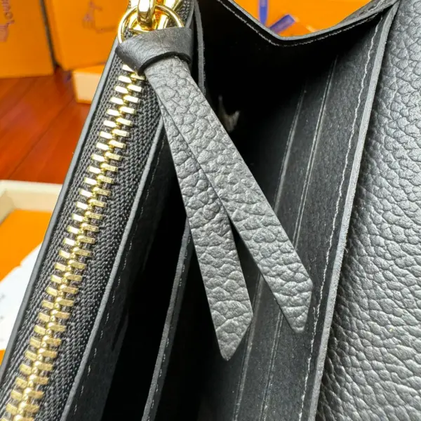 高仿LV Emilie錢包 | Monogram Empreinte壓花粒面牛皮 長夾 手拿包-M83138