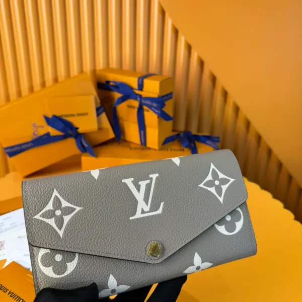 高仿LV Sarah錢包 | Monogram Empreinte皮革 雙色優雅設計-M81049