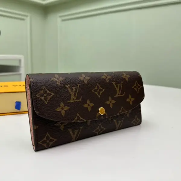 高仿LV Emilie钱夹 - Monogram帆布女士钱包 多功能信用卡夹层设计-M61289