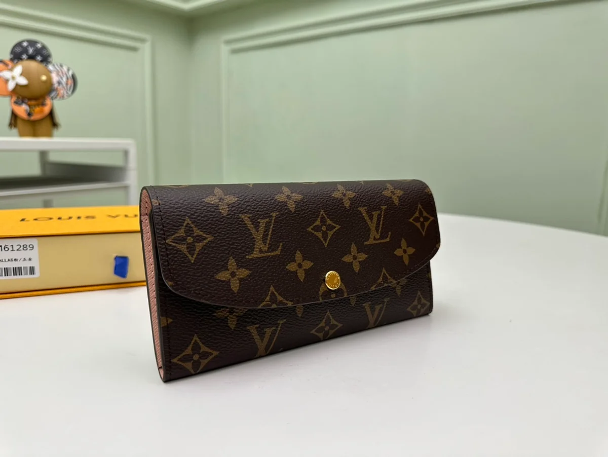 高仿LV Emilie钱夹 - Monogram帆布女士钱包 多功能信用卡夹层设计-M61289