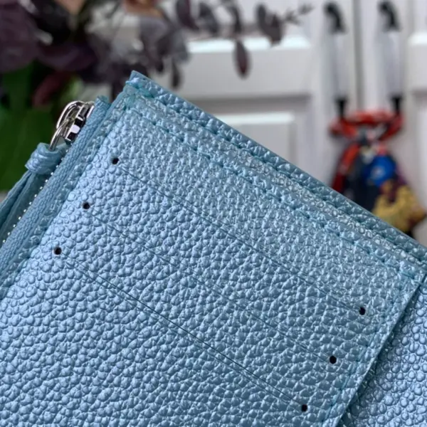 高仿包包LV Ski系列Victorine錢包 | Monogram Empreinte皮革 Azur Frost色 閃爍水晶設計-M12746 高仿包包