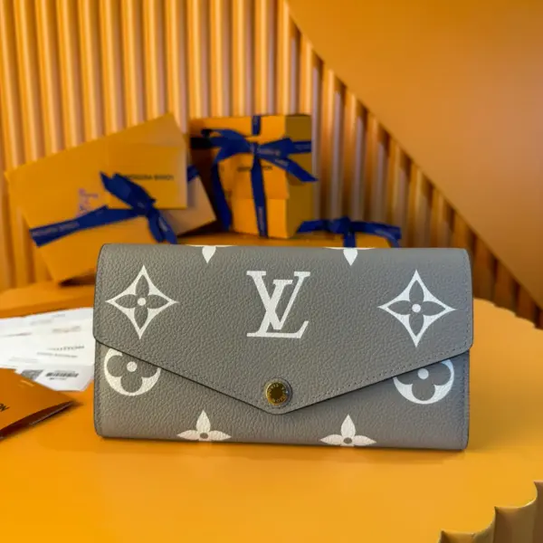 高仿LV Sarah錢包 | Monogram Empreinte皮革 雙色優雅設計-M81049