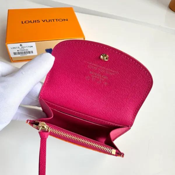 高仿包包LV x 村上隆 Rosalie 零錢包 | 限量復刻版 Monogram 彩色塗層帆布-M13399 高仿包包