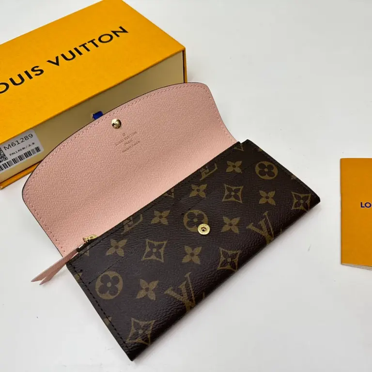 高仿LV Emilie钱夹 - Monogram帆布女士钱包 多功能信用卡夹层设计-M61289