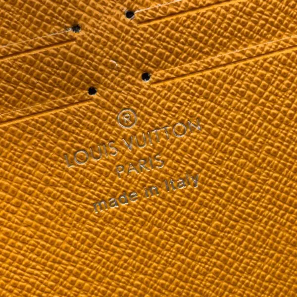 高仿LV Clémence Colormania系列Monogram帆布錢包 - Pondichéry粉紅色-M12395