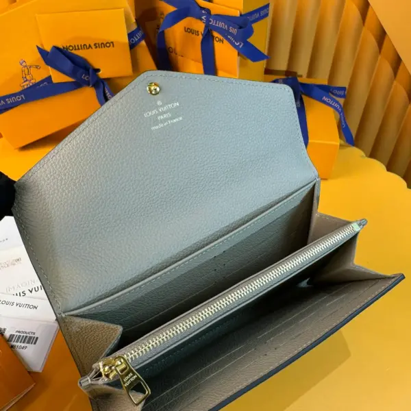 高仿LV Sarah錢包 | Monogram Empreinte皮革 雙色優雅設計-M81049