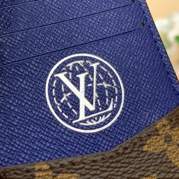 高仿包包LV 男士Damier Heritage藍綠色萬用錢包 | Pharrell Williams聯名款短夾長夾兩用-N00143 高仿包包