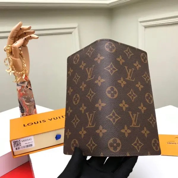 高仿LV Monogram Brazza 男士錢包｜多功能帆布設計｜16卡位+零錢格-M66540