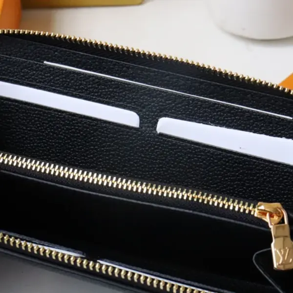 高仿LV Clémence 錢包 | Monogram Empreinte 皮革女士短款拉鏈錢包-M82338