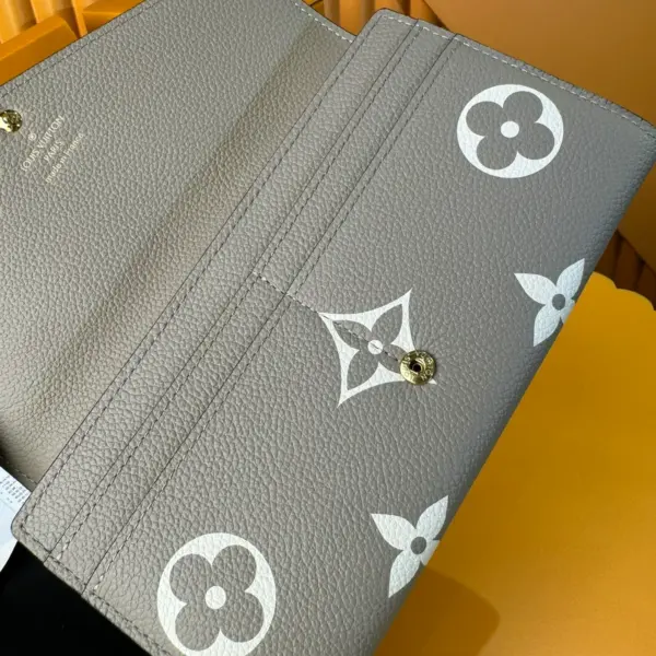 高仿LV Sarah錢包 | Monogram Empreinte皮革 雙色優雅設計-M81049