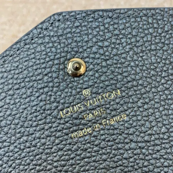 LV Ski系列閃亮版Sarah錢包 | Monogram Empreinte皮革 | 16個名片夾層 | 信封式設計-M12172