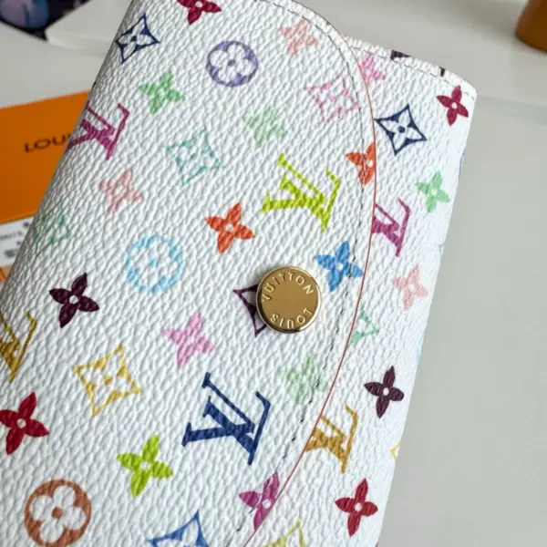 高仿包包LV x 村上隆 Rosalie 零錢包 | 限量復刻版 Monogram 彩色塗層帆布-M13399 高仿包包