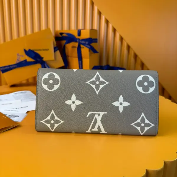 高仿LV Sarah錢包 | Monogram Empreinte皮革 雙色優雅設計-M81049