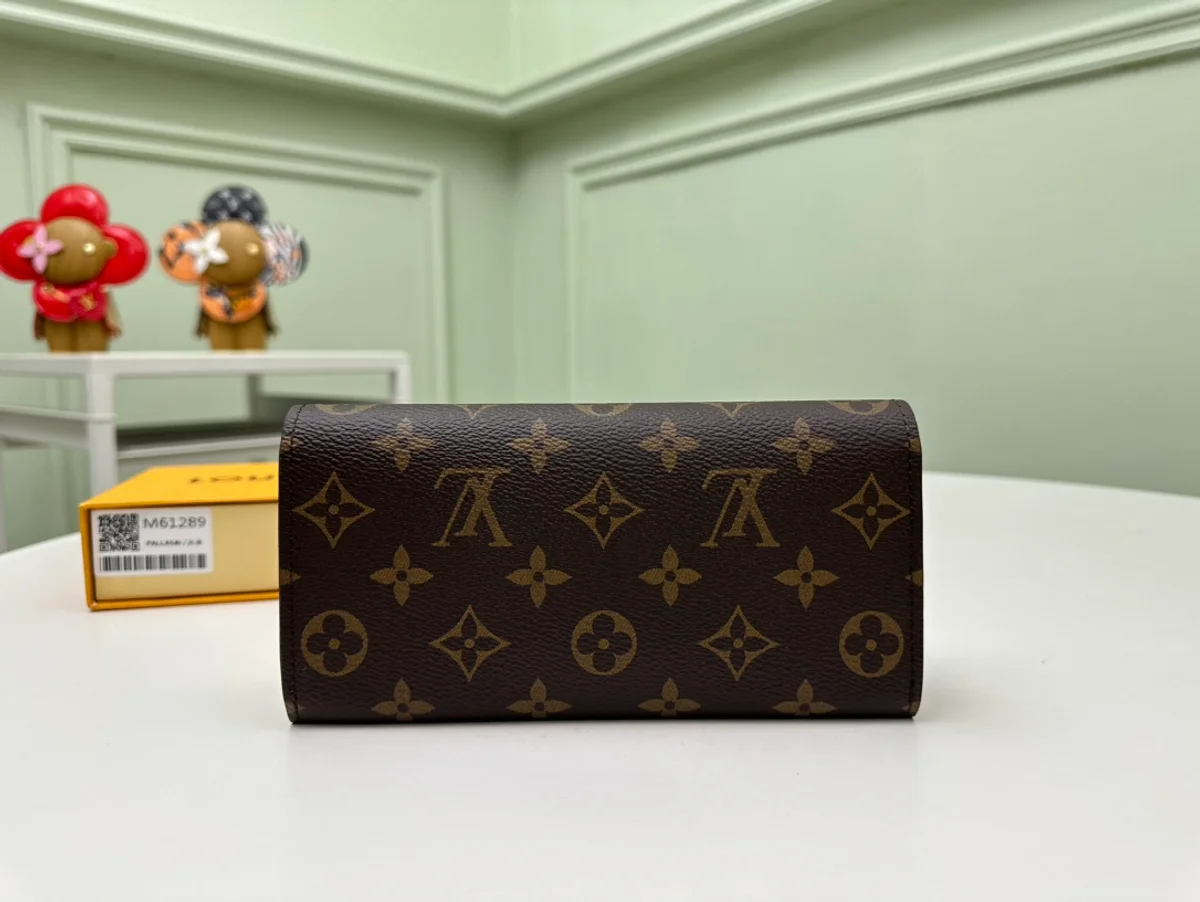 高仿LV Emilie钱夹 - Monogram帆布女士钱包 多功能信用卡夹层设计-M61289