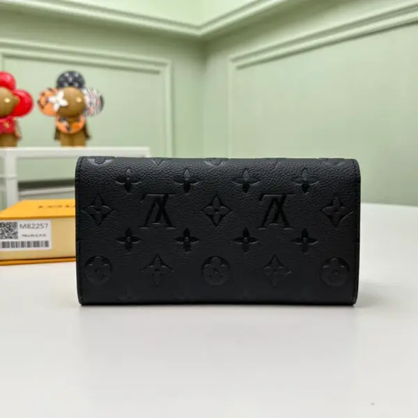 高仿LV Sarah錢包 | Monogram Empreinte皮革長夾 多功能信用卡收納零錢包-M82257