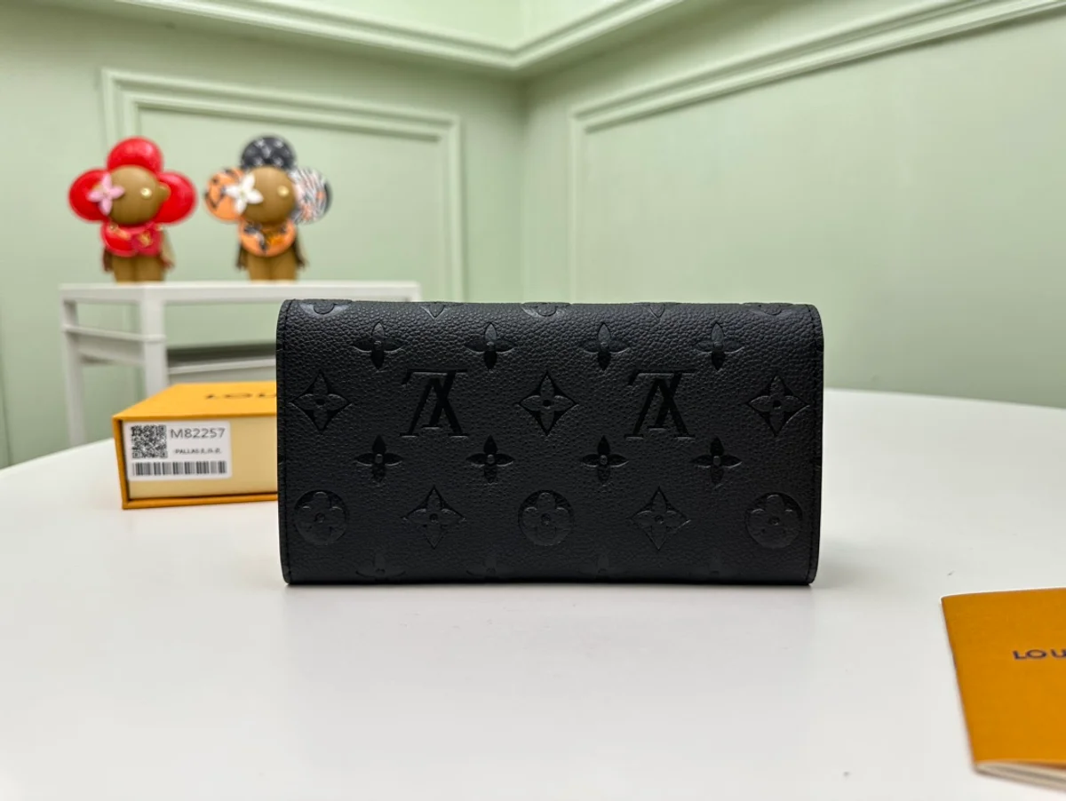 高仿LV Sarah錢包 | Monogram Empreinte皮革長夾 多功能信用卡收納零錢包-M82257