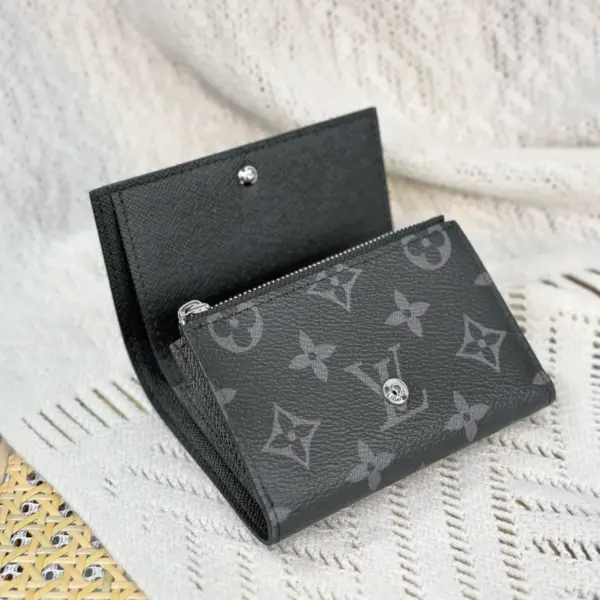 高仿LV Victor錢包 | Monogram Eclipse帆布 多功能男士短夾-M12598 16 高仿LV Victor錢包 | Monogram Eclipse帆布 多功能男士短夾-M12598