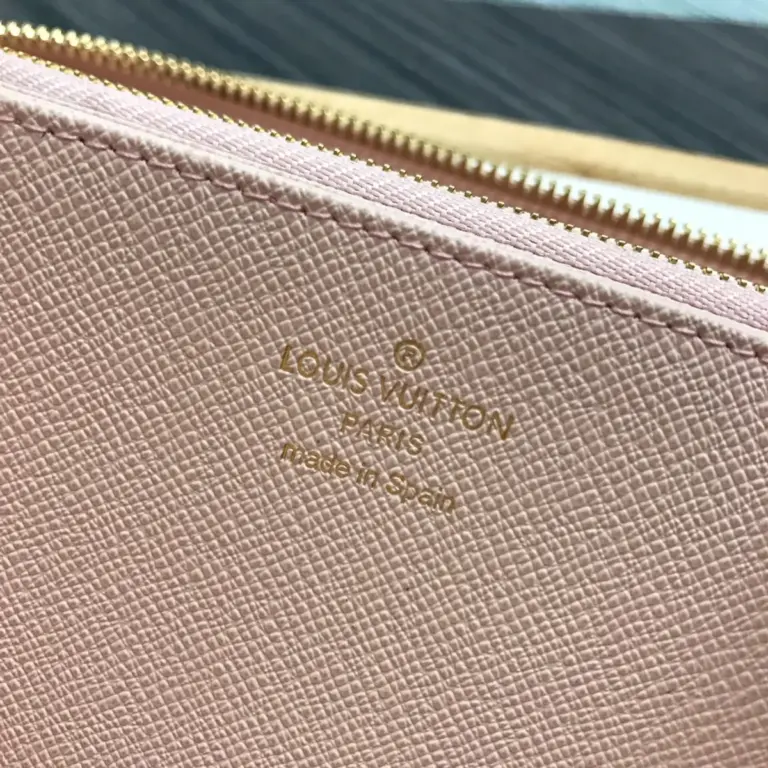 高仿LV Damier Azur芭蕾粉拉链钱包 - 多功能女士皮夹｜LV经典小型皮件-N63503