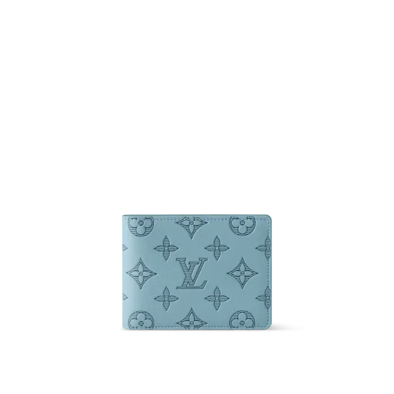 高仿LV 男士Monogram Shadow压花小牛皮多功能短夹 - 时尚便携钱包-M14802
