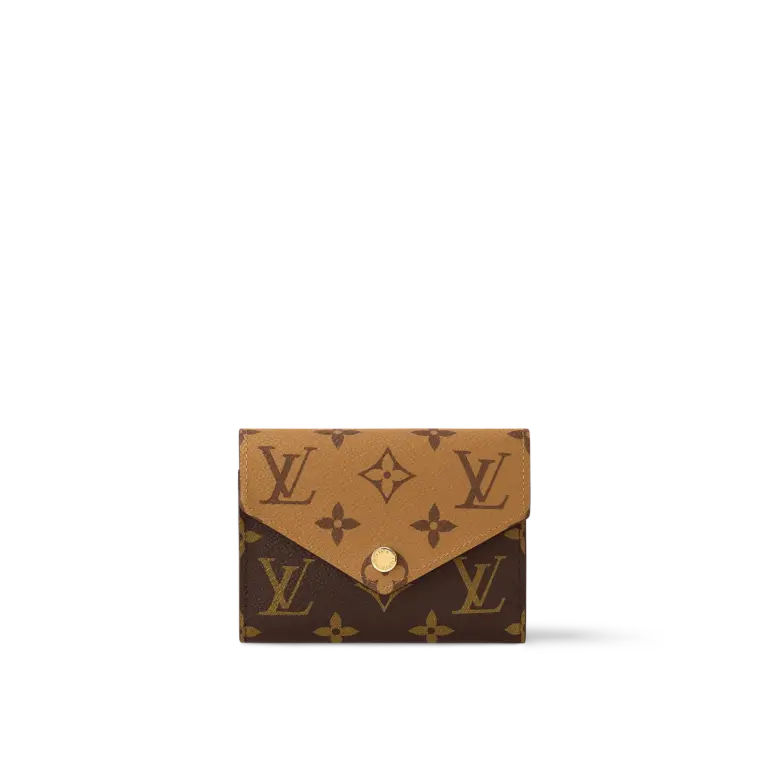 高仿LV LV Victorine短夾錢包 | Monogram Reverse塗層帆布 多功能設計-M81557