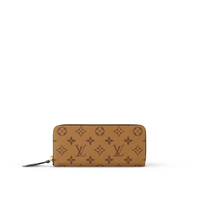 高仿LV Clémence 拉链钱包 - Monogram Reverse帆布经典款-M82336