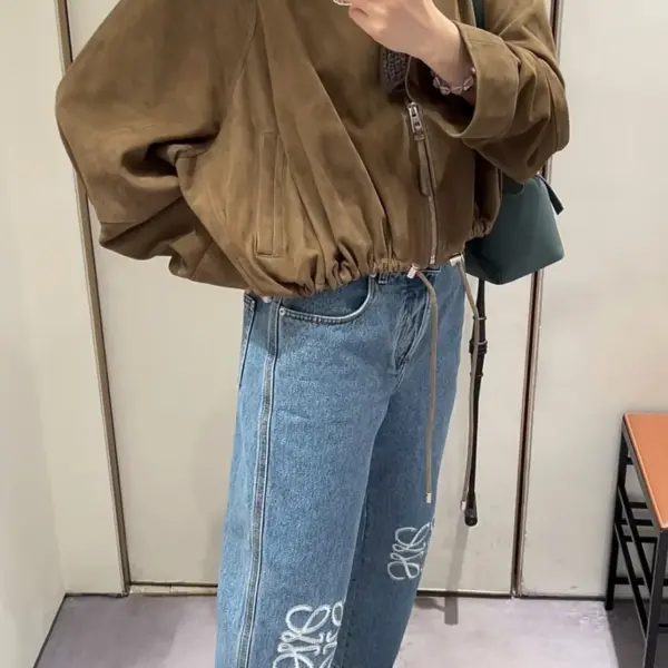 高仿羅意威/LOEWE 單肩包草綠色