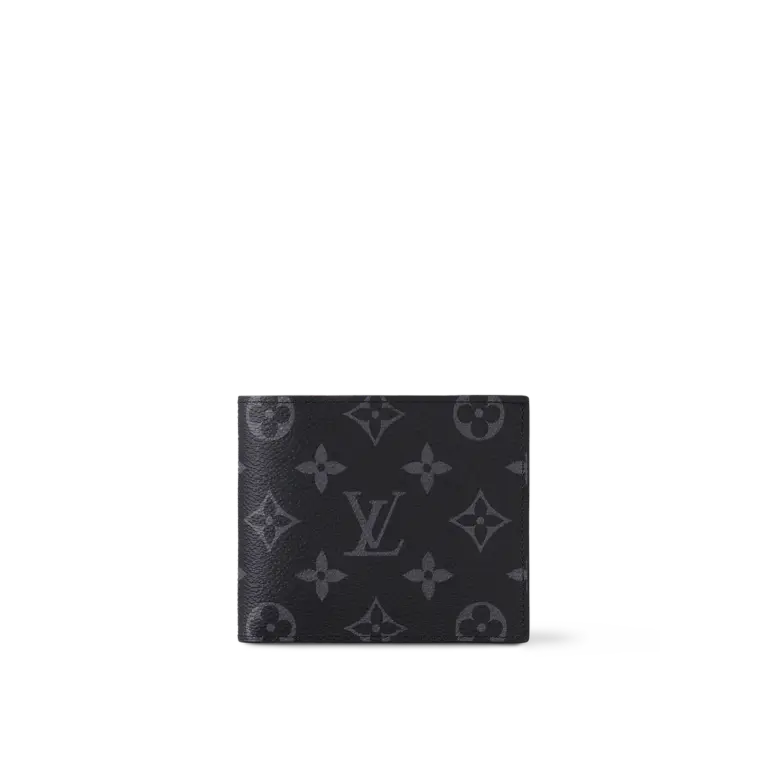 高仿LV Marco錢包 | Monogram Eclipse帆布男士短款錢包 | 法國/西班牙製造-M62545