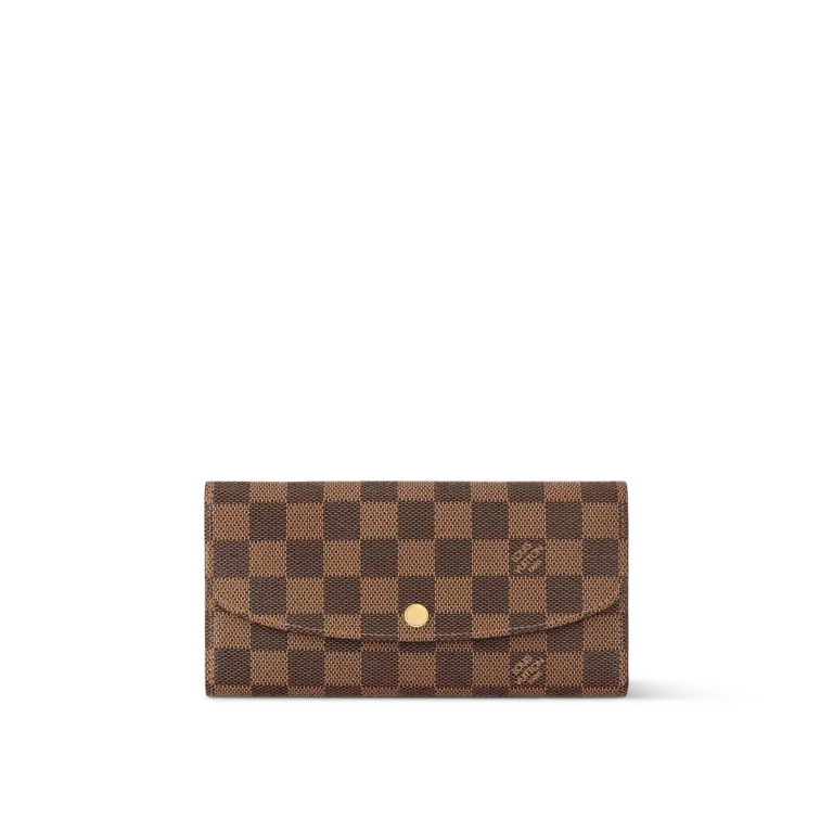 高仿LV Emilie錢包 | Damier Ebene帆布女士短款錢包 多卡位設計-N63544