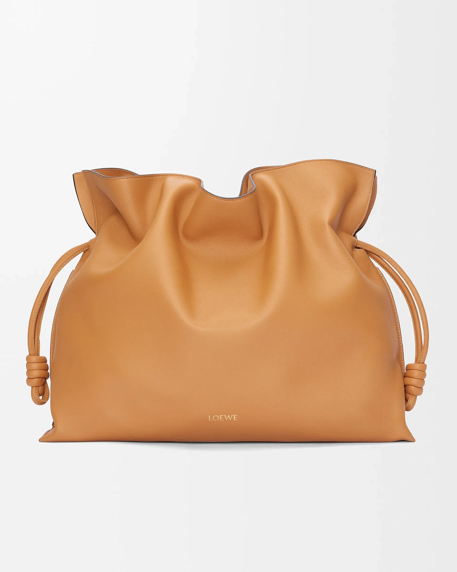 Loewe-羅意威 暖沙黃色超大號納帕牛皮革 Flamenco 肩背包 1 Loewe-羅意威 暖沙黃色超大號納帕牛皮革 Flamenco 肩背包