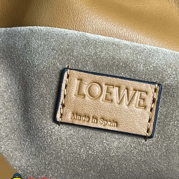 Loewe-羅意威 Flamenco 系列 暖沙黃色迷你納帕牛皮革肩背包