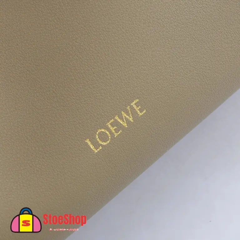 Loewe-羅意威 粘土綠大號納帕牛皮革 Flamenco 肩背包