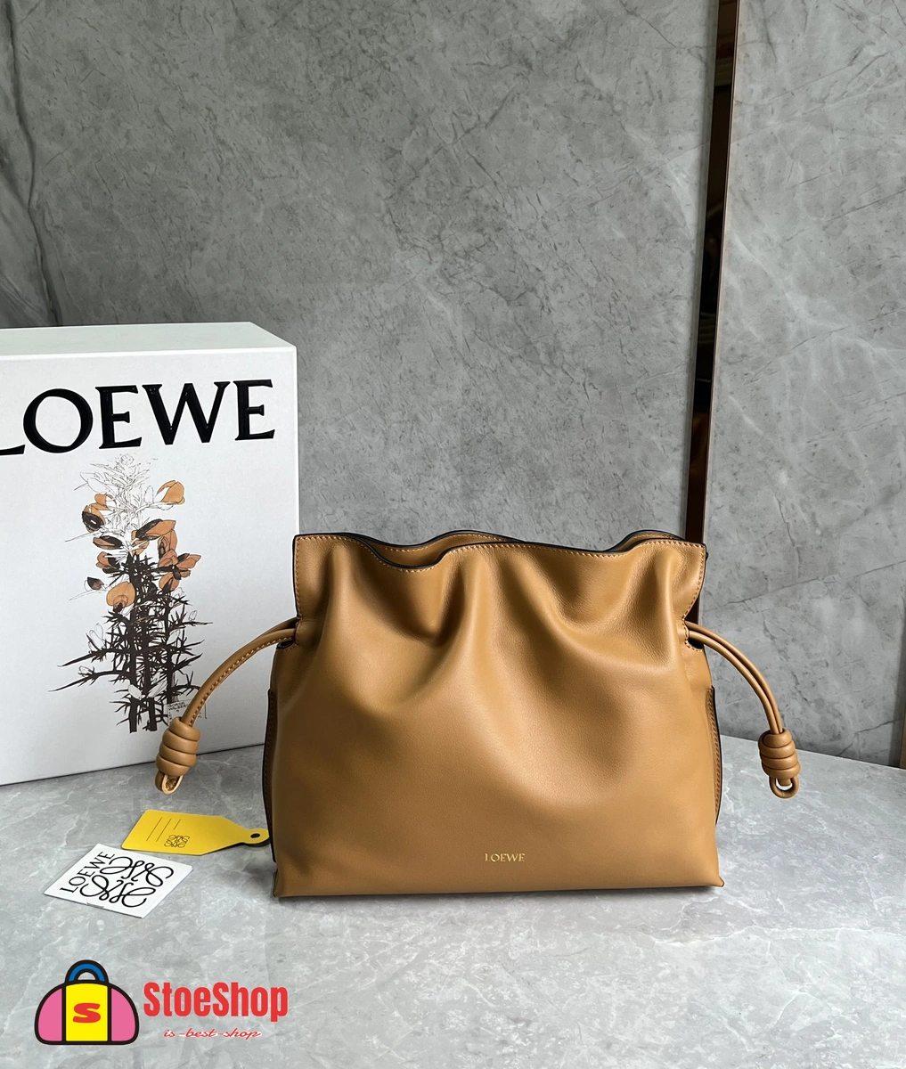 Loewe-羅意威 暖沙黃色超大號納帕牛皮革 Flamenco 肩背包 2 Loewe-羅意威 暖沙黃色超大號納帕牛皮革 Flamenco 肩背包