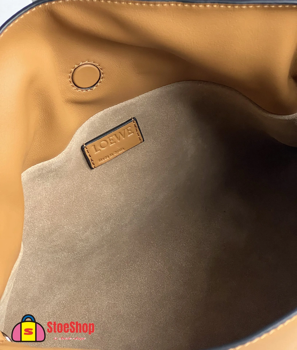 Loewe-羅意威 暖沙黃色超大號納帕牛皮革 Flamenco 肩背包 5 Loewe-羅意威 暖沙黃色超大號納帕牛皮革 Flamenco 肩背包