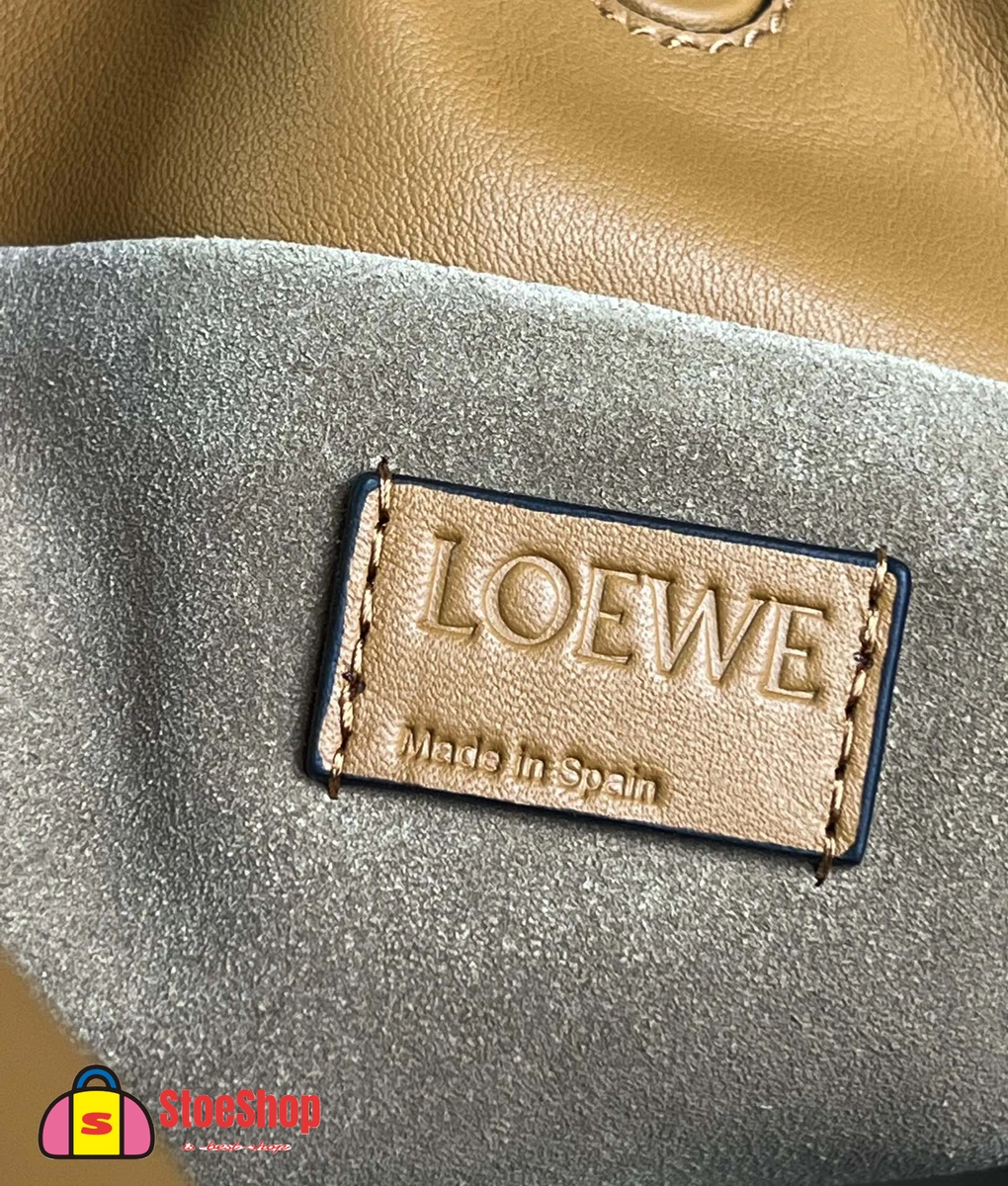 Loewe-羅意威 暖沙黃色超大號納帕牛皮革 Flamenco 肩背包 8 Loewe-羅意威 暖沙黃色超大號納帕牛皮革 Flamenco 肩背包