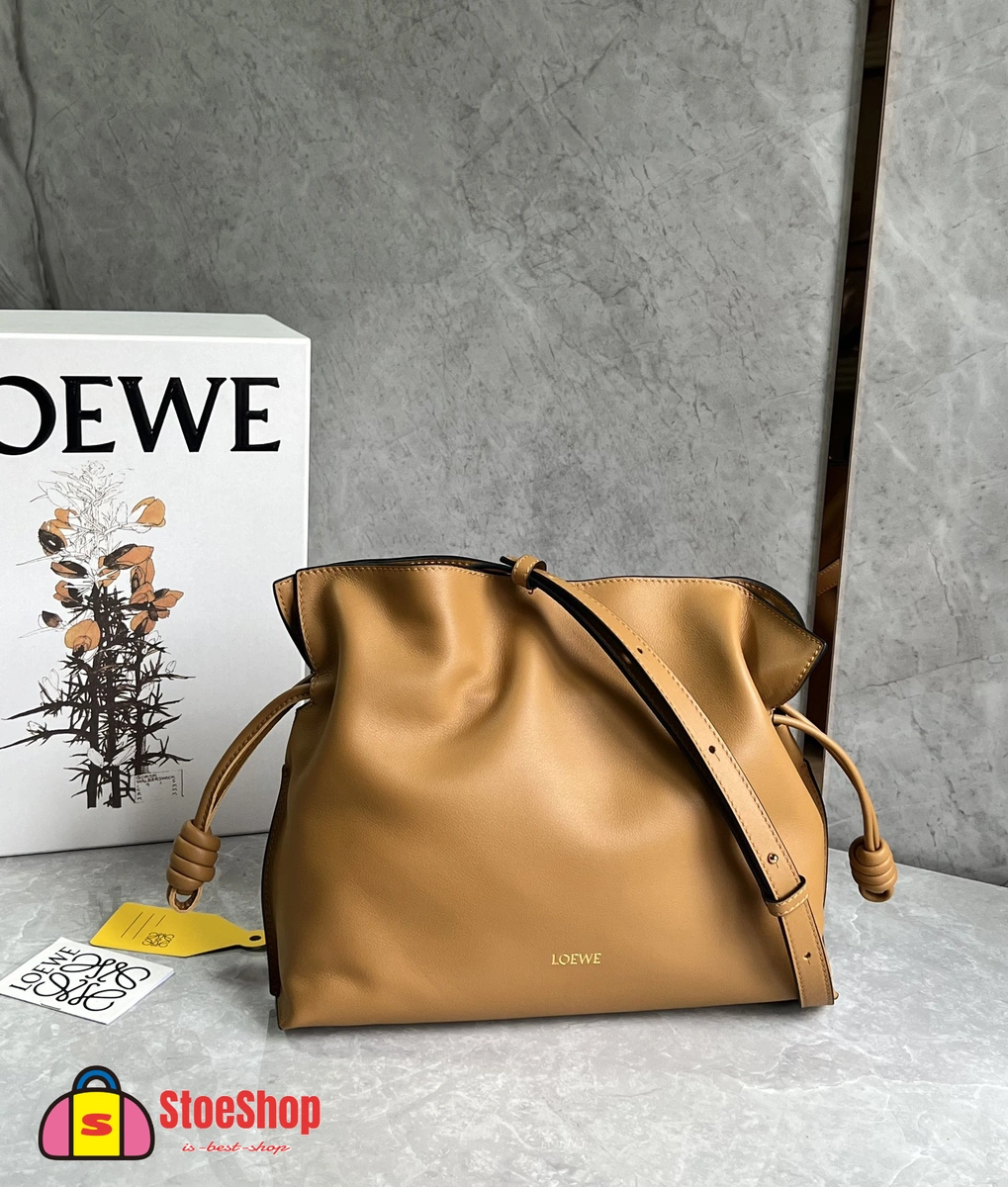 Loewe-羅意威 暖沙黃色超大號納帕牛皮革 Flamenco 肩背包 9 Loewe-羅意威 暖沙黃色超大號納帕牛皮革 Flamenco 肩背包