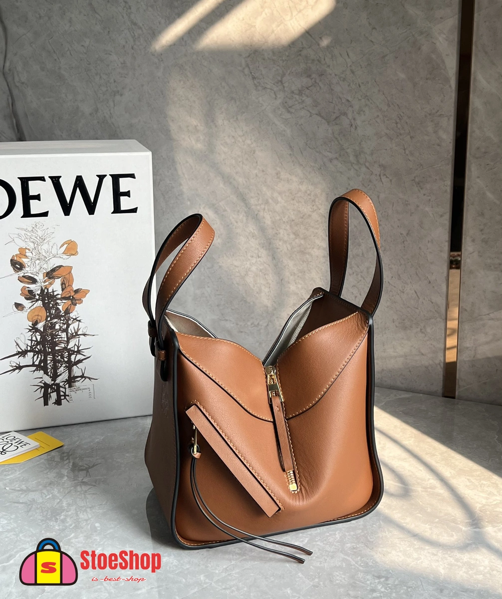Loewe-羅意威 棕褐色經典牛皮革 Hammock Compact 斜挎包 6 Loewe-羅意威 棕褐色經典牛皮革 Hammock Compact 斜挎包