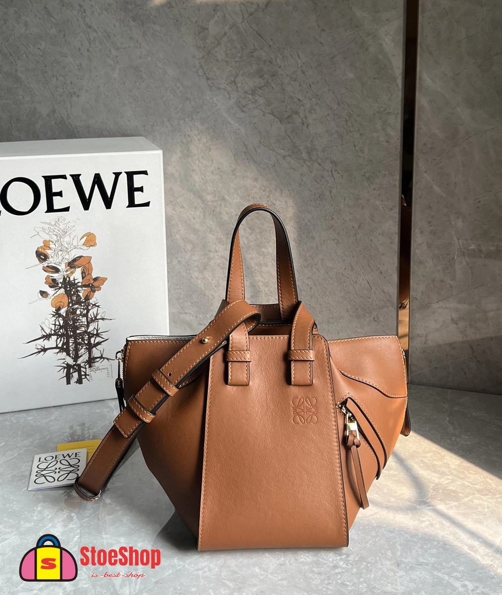 Loewe-羅意威 棕褐色經典牛皮革 Hammock Compact 斜挎包 7 Loewe-羅意威 棕褐色經典牛皮革 Hammock Compact 斜挎包