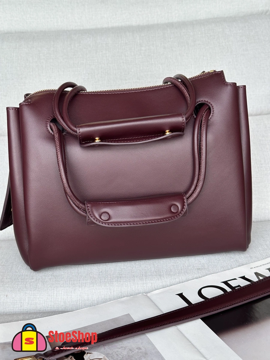 Loewe-羅意威 深酒紅大號柔軟牛皮革 Madrid 手拿包 6 Loewe-羅意威 深酒紅大號柔軟牛皮革 Madrid 手拿包