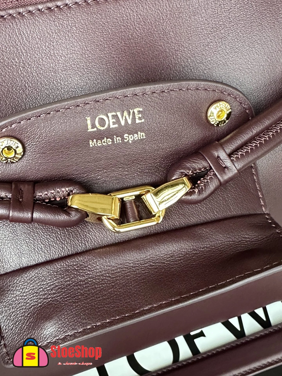 Loewe-羅意威 深酒紅大號柔軟牛皮革 Madrid 手拿包 9 Loewe-羅意威 深酒紅大號柔軟牛皮革 Madrid 手拿包